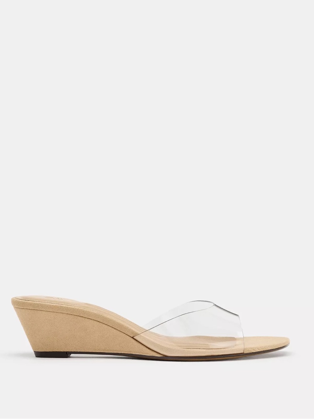 Zara Clear Wedged Sandal Slippers